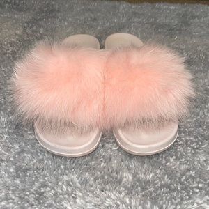 Size 11.5 fuzzy slip ons